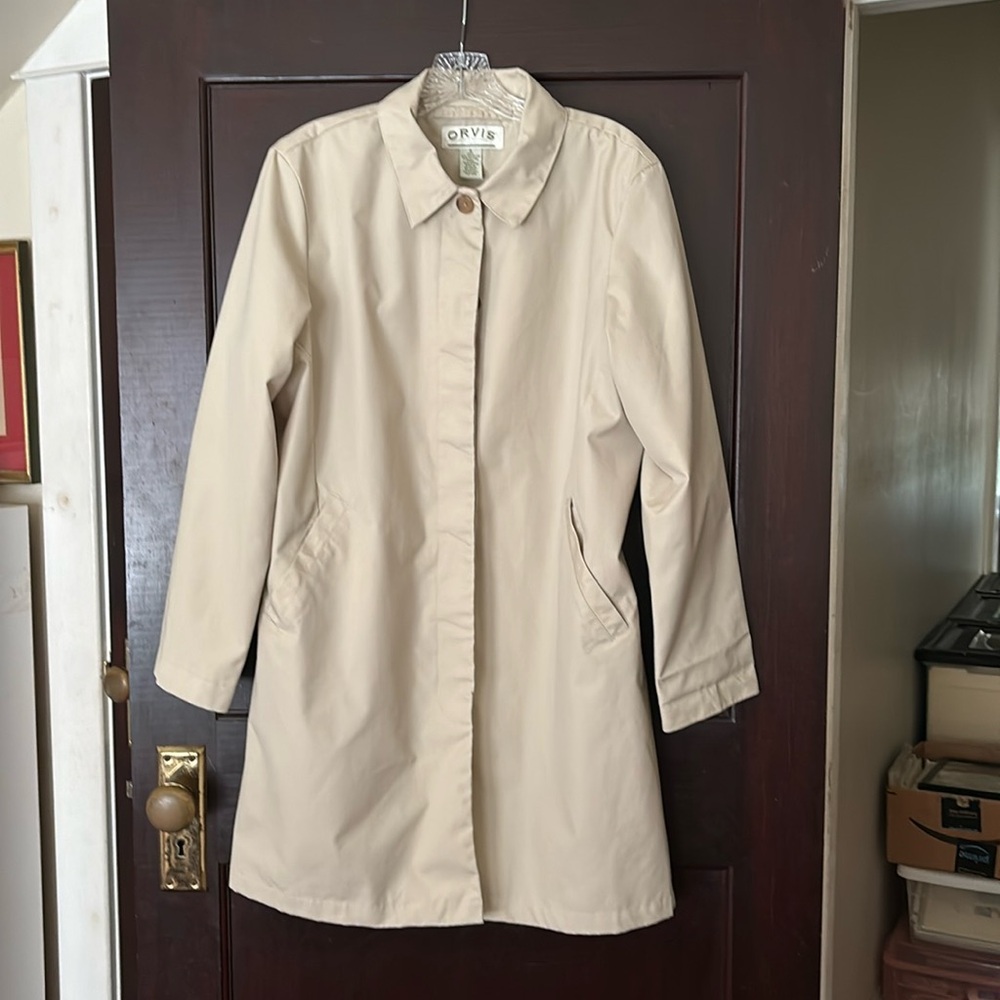 Orvis Cream Trench Coat